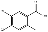 4,5-二氯-2-甲基苯甲酸 结构式