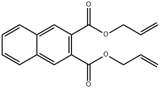 二烯丙基 萘-2,3-二甲酸酯 结构式