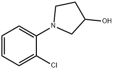 1-(2-Chloro-phenyl)-pyrrolidin-3-ol Struktur