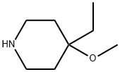 4-ethyl-4-methoxypiperidine Structure