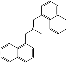 1-Naphthalenemethanamine,N-methyl-N-(1-naphthalenylmethyl)-, 5418-22-4, 结构式