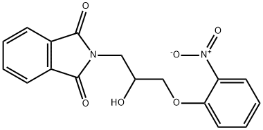 2-(3-(2-nitrophenoxy)-2-hydroxypropyl)isoindoline-1,3-dione,54252-49-2,结构式