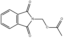1H-Isoindole-1,3(2H)-dione, 2-[(acetyloxy)methyl]- Struktur