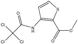 Methyl 3-(2,2,2-trichloroacetamido)thiophene-2-carboxylate Structure