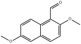3,7-Dimethoxy-naphthalene-1-carbaldehyde Structure