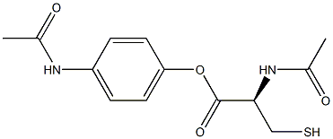 Paracetamol mercapturate Structure
