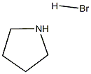 吡咯烷氢溴酸盐, 55810-80-5, 结构式