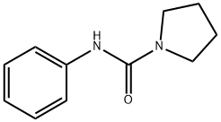 N-フェニル-1-ピロリジンカルボアミド 化学構造式