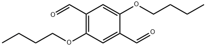2,5-二丁基-1,4对苯二甲醛, 564456-59-3, 结构式