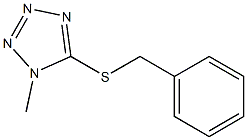 5-benzylsulfanyl-1-methyltetrazole Structure