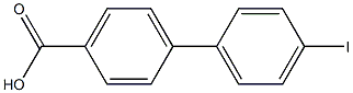4'-碘-4-联苯羧酸 结构式