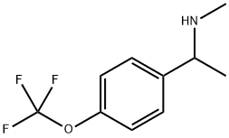 METHYL((1-[4-(TRIFLUOROMETHOXY)PHENYL]ETHYL))AMINE Structure