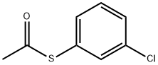 S-(3-CHLOROPHENYL) ETHANETHIOATE Struktur