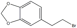 1,3-Benzodioxole, 5-(2-bromoethyl)- 化学構造式