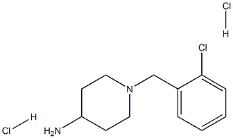 1-(2-Chlorobenzyl)piperidin-4-amine dihydrochloride Struktur