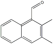 2,3-dimethylnaphthalene-1-carbaldehyde Structure