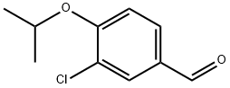 3-chloro-4-isopropoxybenzaldehyde Struktur
