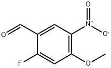 2-氟-4-甲氧基-5-硝基苯甲醛, 586412-86-4, 结构式