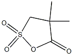 4,4-二甲基-1,2Λ6-氧杂硫杂环戊烷-2,2,5-三酮 结构式