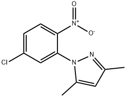1-(5-chloro-2-nitrophenyl)-3,5-dimethylpyrazole Structure