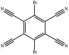 3,6-DIBROMO-BENZENE-1,2,4,5-TETRACARBONITRILE, 60510-13-6, 结构式