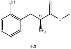 L-2-羟基苯丙氨酸甲酯盐酸盐,60521-81-5,结构式
