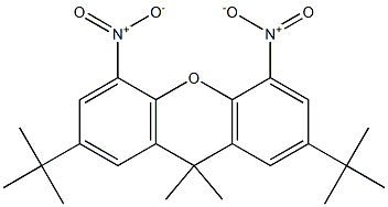9H-Xanthene, 2,7-bis(1,1-dimethylethyl)-9,9-dimethyl-4,5-dinitro-|