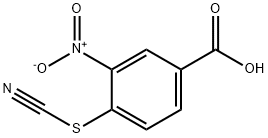 3-硝基-4-硫氰基苯甲酸, 6083-79-0, 结构式