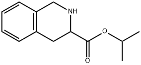 1,2,3,4-tetrahydro-3-Isoquinolinecarboxylic acid 1-methylethyl ester Struktur