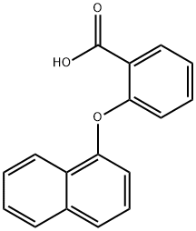 2-(1-Naphthalenyloxy)-Benzoic Acid Struktur