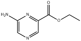6-氨基-吡嗪-2-羧酸甲酯,61442-39-5,结构式