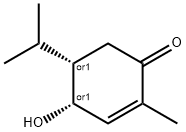 3-Hydroxy-p-menth-1-en-6-one Structure