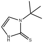 2-mercapto-1-tert-butylimidazole 化学構造式