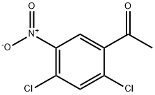 1-(2,4-二氯-5-硝基苯基)乙酮, 61671-51-0, 结构式