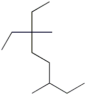 Octane, 3-ethyl-3,6-dimethyl- Structure
