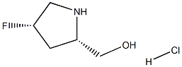 ((2S,4S)-4-Fluoropyrrolidin-2-Yl)Methanol Hydrochloride Structure