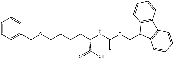 N-Fmoc-6-phenylmethoxy-L-norleucine Structure