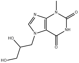 二羟丙茶碱杂质5, 62637-09-6, 结构式