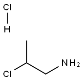 2-chloropropan-1-amine hydrochloride Structure