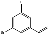 1-BROMO-3-FLUORO-5-VINYLBENZENE, 627527-35-9, 结构式