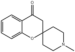 3,4-dihydro-1'-(methyl)spiro[2H-1-benzopyran-2,4'-piperidine]-4-one Struktur