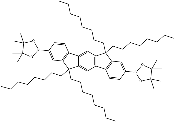 四辛基-茚并芴-双硼,628303-20-8,结构式