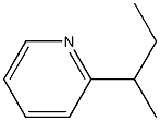 Pyridine,2-(1-methylpropyl)- Structure
