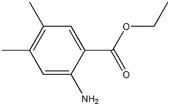 2-氨基-4,5-二甲基苯甲酸乙酯, 63283-75-0, 结构式