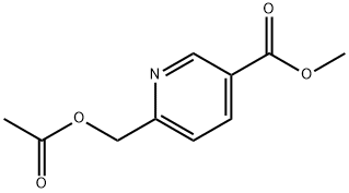 Methyl 6-(Acetoxymethyl)Nicotinate Structure