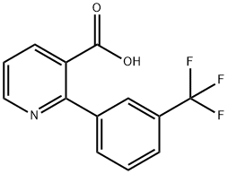 2-(3-三氟甲基苯基)-烟酸, 635325-17-6, 结构式