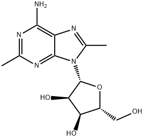 2,8-Dimethyladenosine Structure