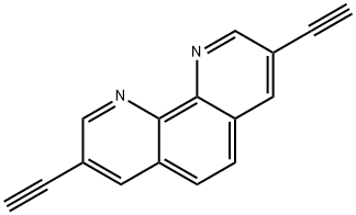 3,8-bis(ethynyl)-1,10-phenanthroline Structure