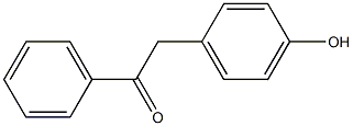 Ethanone, 2-(4-hydroxyphenyl)-1-phenyl- 结构式