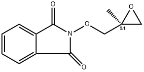 (S)-2-((2-methyloxiran-2-yl)methoxy)isoindoline-1,3-dione Struktur